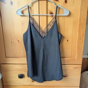 Eesome Black Lace V-Neck Cami